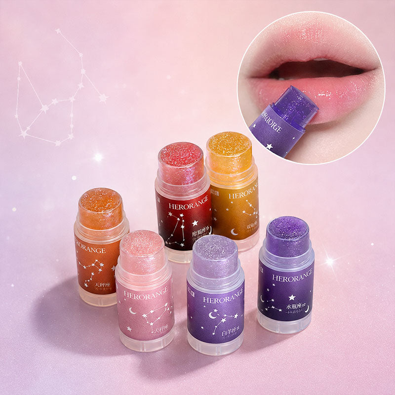 Zodiac Sparkly Lip Balm Blind Box Gift Set