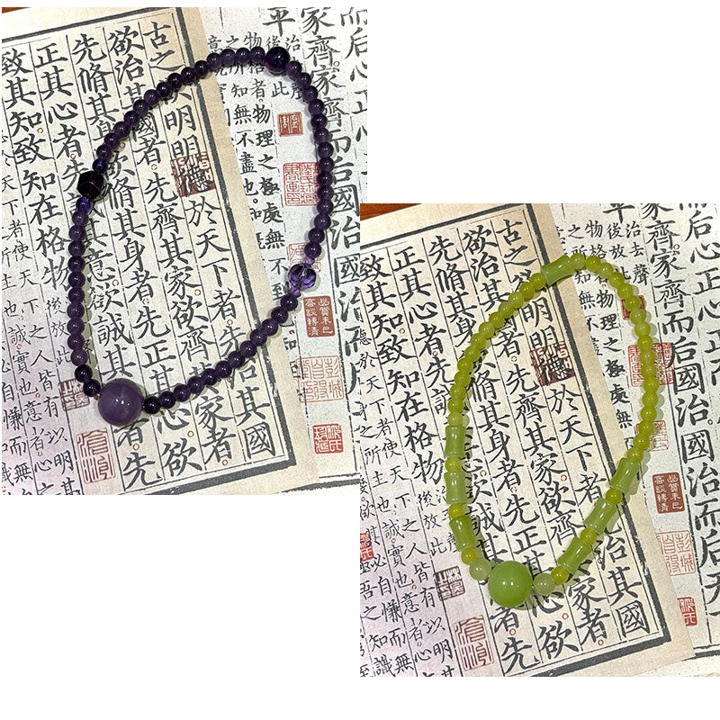 16mm Jade-Look Glass Beads for DIY Jewelry Making