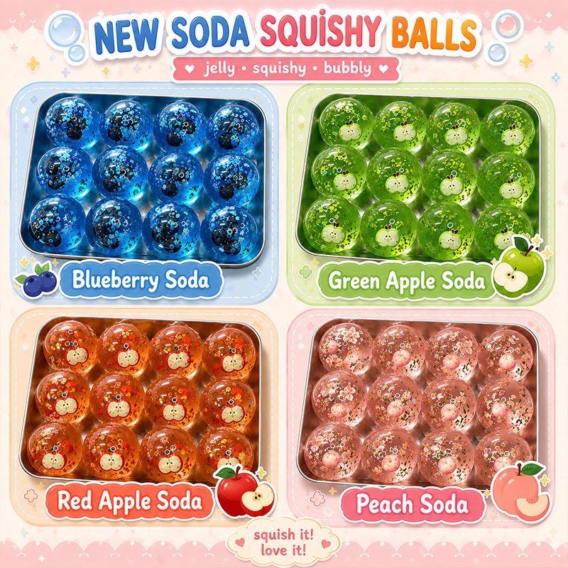 Coconut Oil Fruit Squishy Blind Box 02