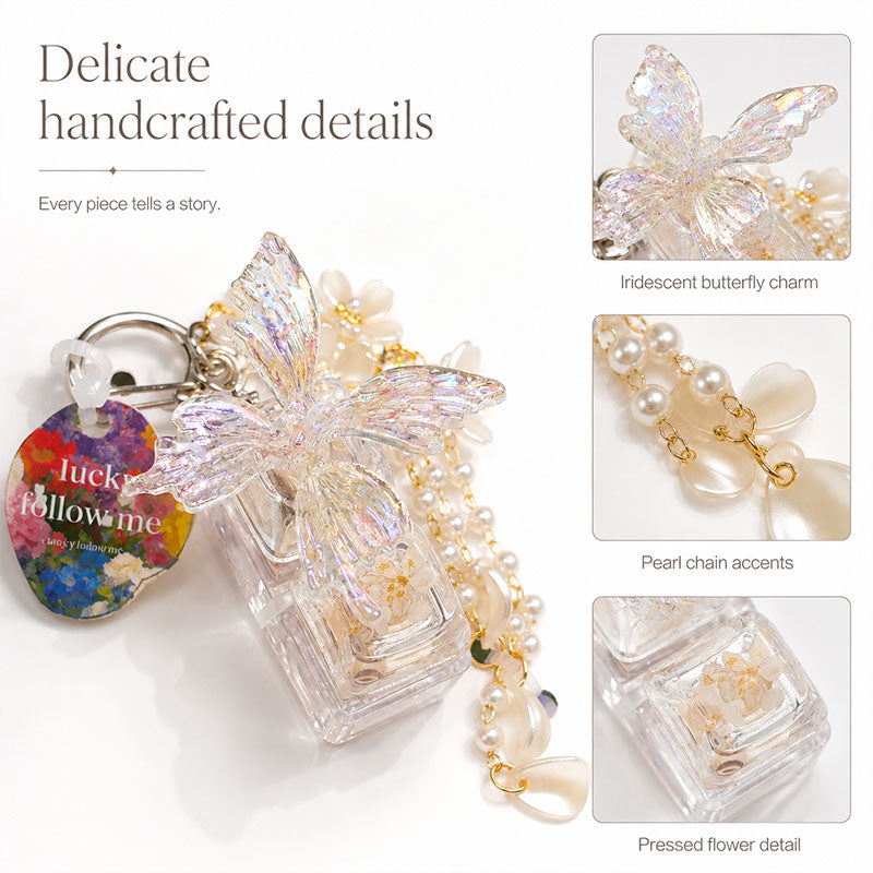 Handmade floral clicker details