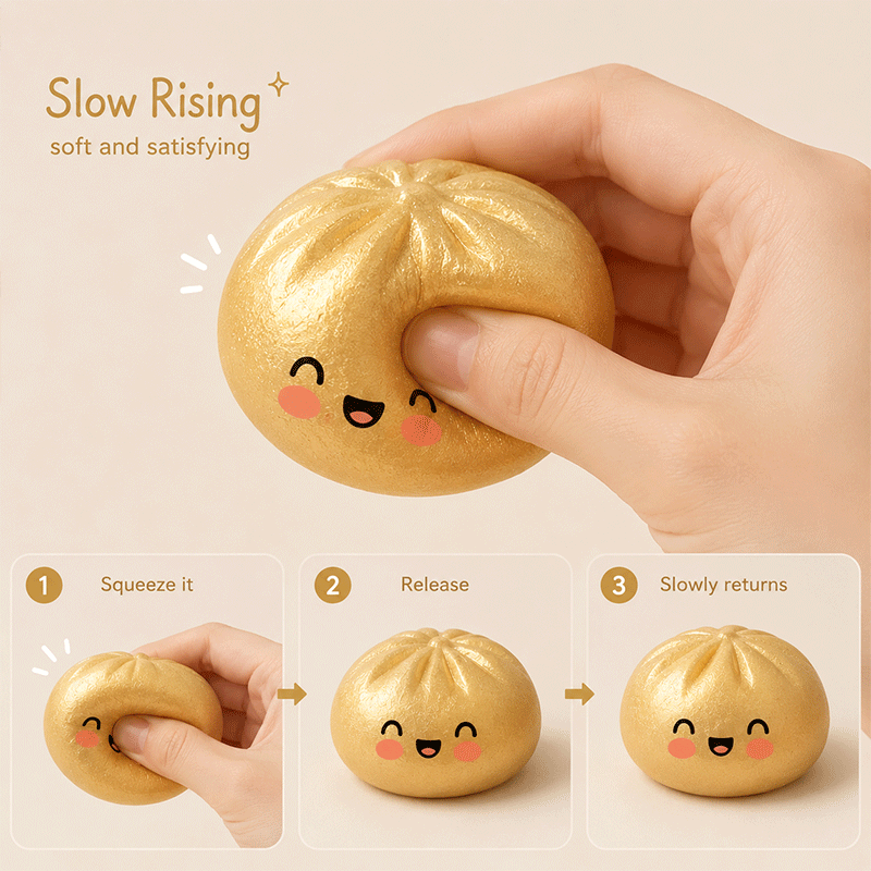 boxyluck bao bun squishy squeeze
