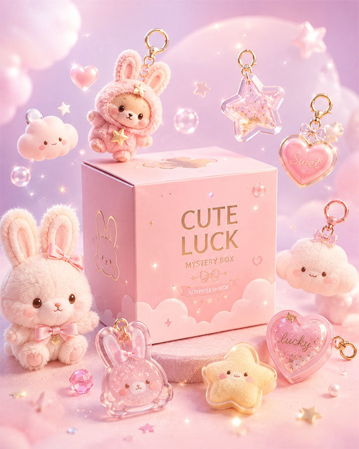 Cute Luck blind box collection featuring dreamy pastel collectible surprises