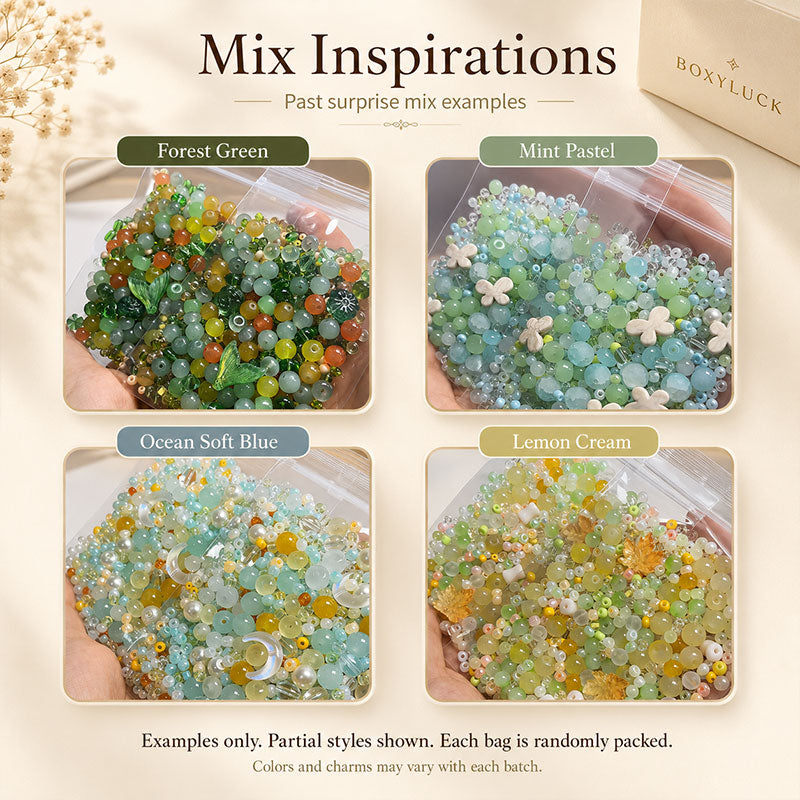 Mystery Bead Blind Box – Surprise Color Mix for DIY Jewelry Creations