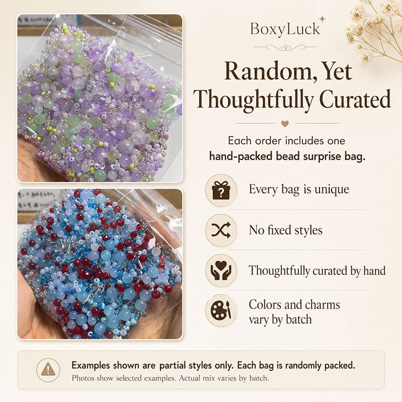Mystery Bead Blind Box – Surprise Color Mix for DIY Jewelry Creations