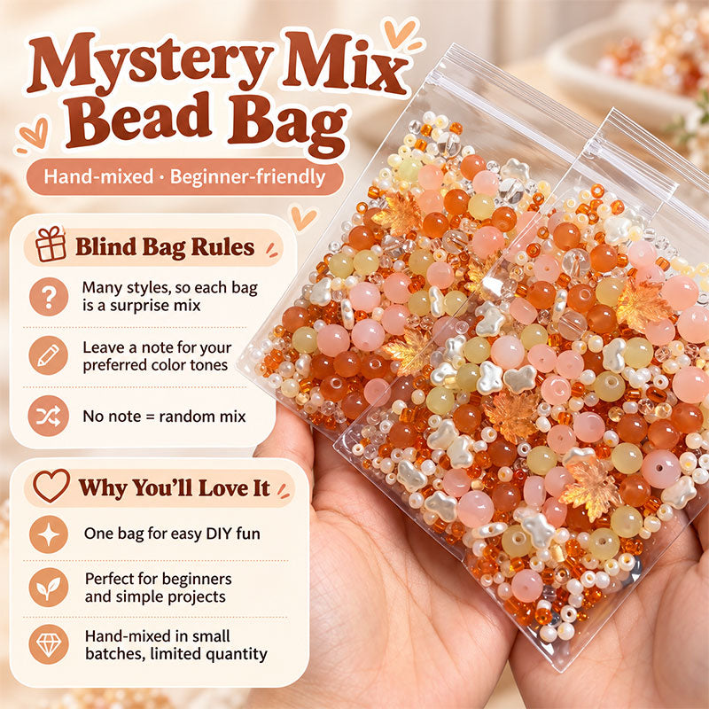 Curated Bead Mix Blind Bag for Jewelry Making