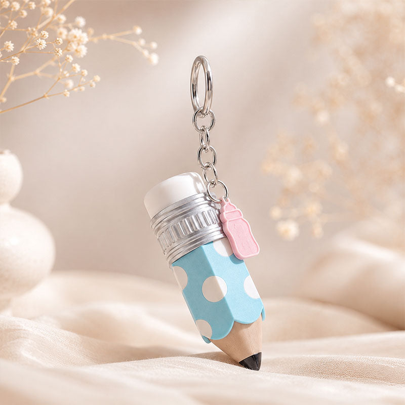 Mini Pencil Click Fidget Keychain Blind Box