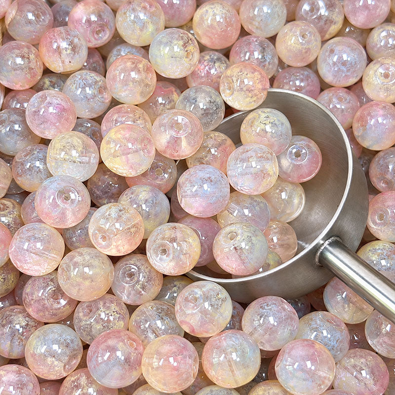 Premium Round Bead Mystery Mix – 6mm–12mm DIY Beads with String & Findings