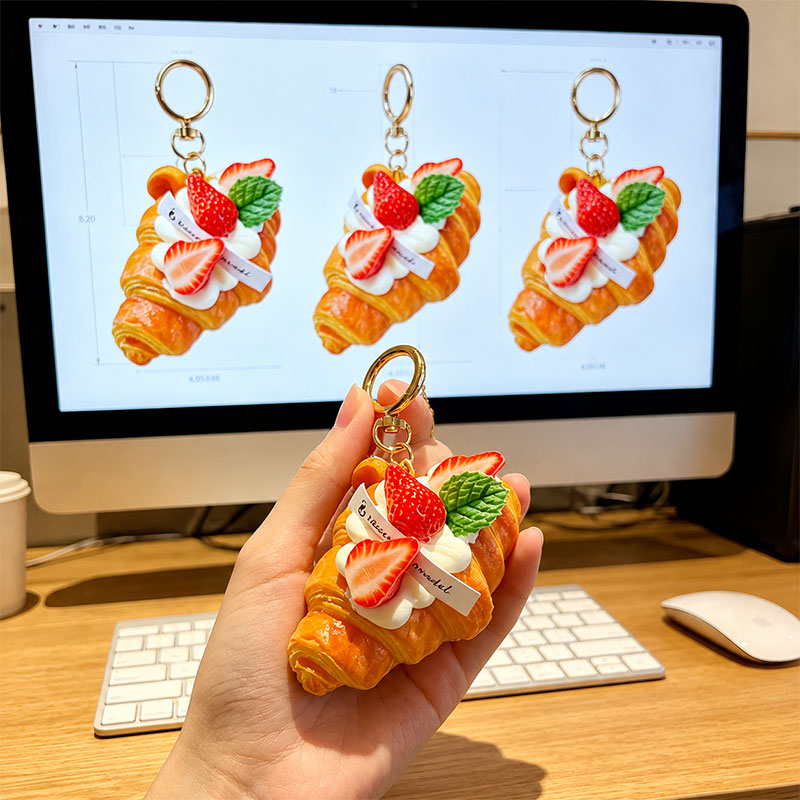 Sweetie Bites Dessert Charm Keychain Collection Styles
