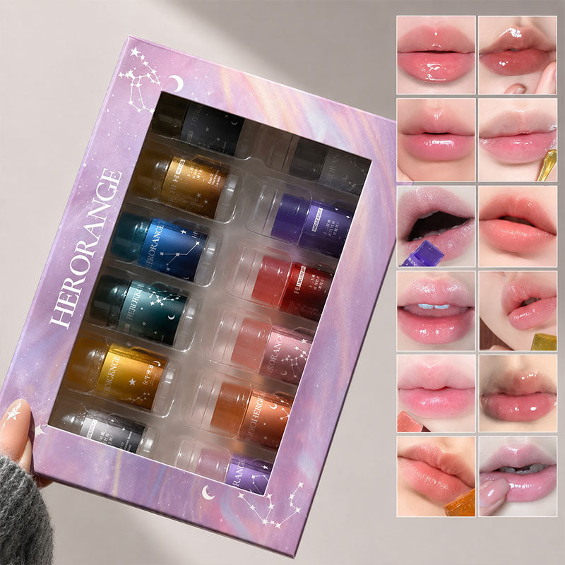 Zodiac Sparkly Lip Balm Blind Box Gift Set