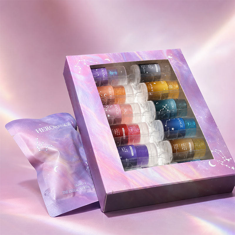 Zodiac Sparkly Lip Balm Blind Box Gift Set