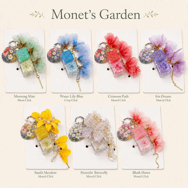 Seven Monet Garden clicker designs