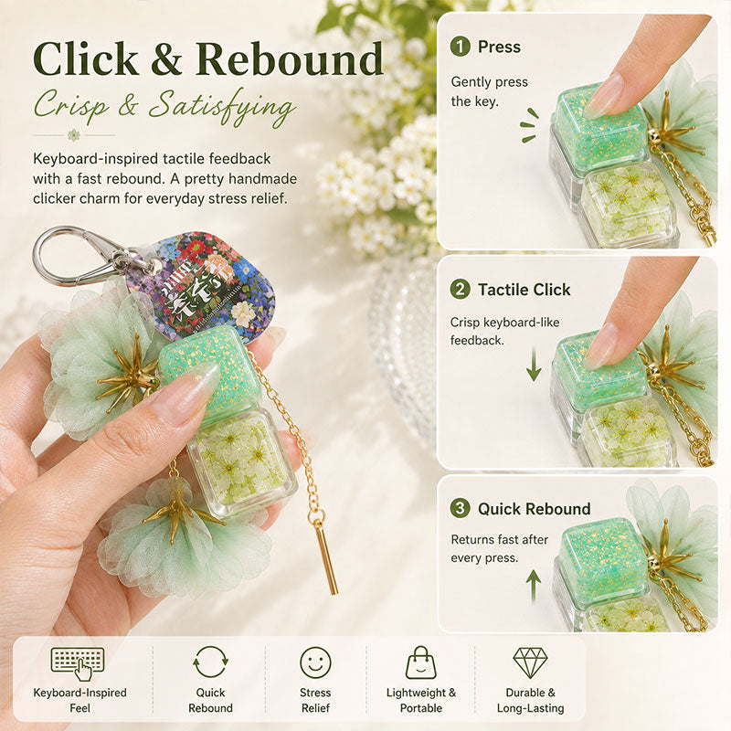 Keyboard-style click and quick rebound