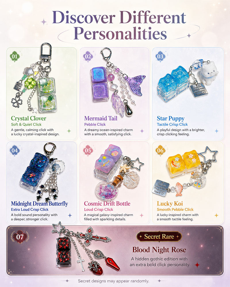 Lucky Click Charm Blind Box Keychain