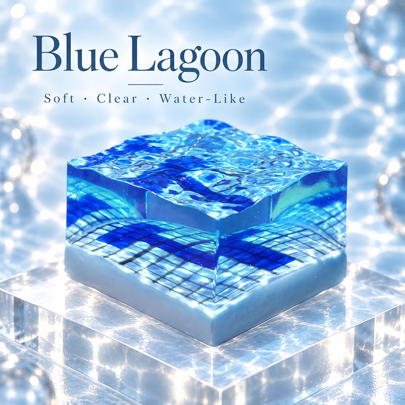 Blue Lagoon handmade pool squishy