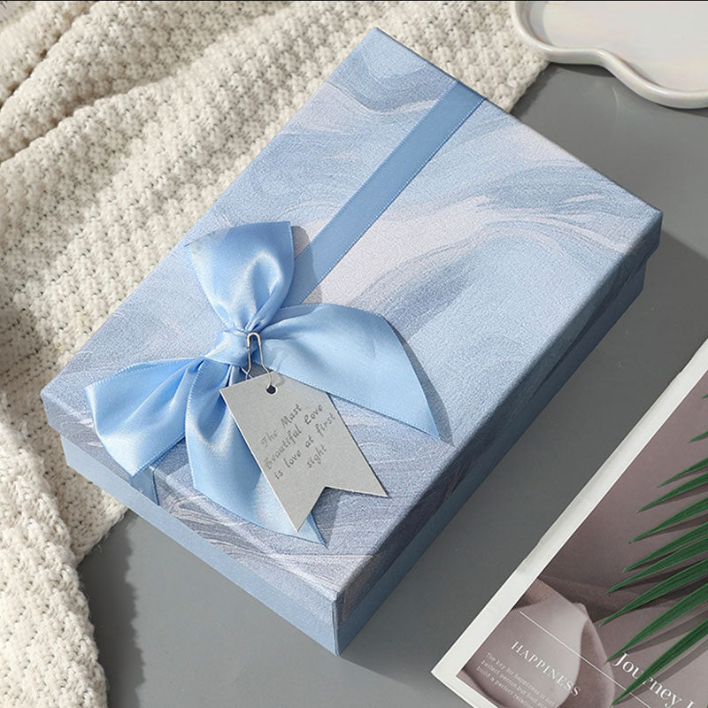 Gift box presentation with curated bead mix blind bags for jewelry making