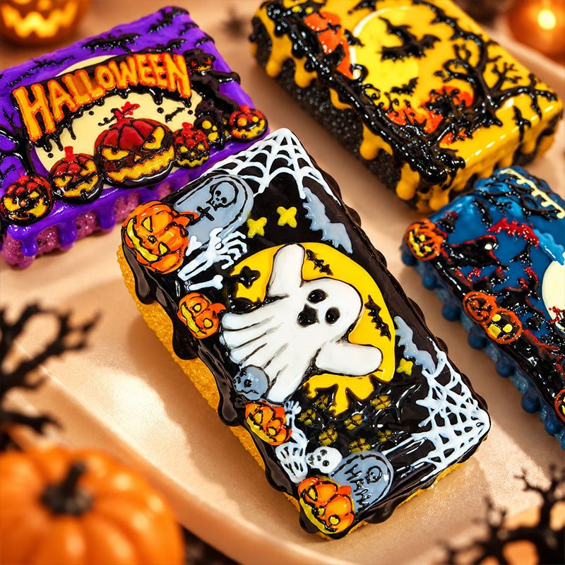 Hand-Painted Halloween Mochi Squishy Mystery Pick