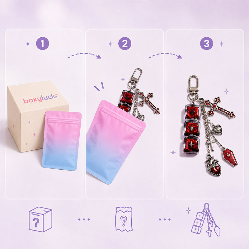Lucky Click Charm Blind Box Keychain