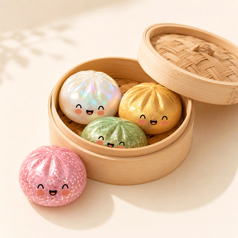 lucky bao bun squishy blind box gifts