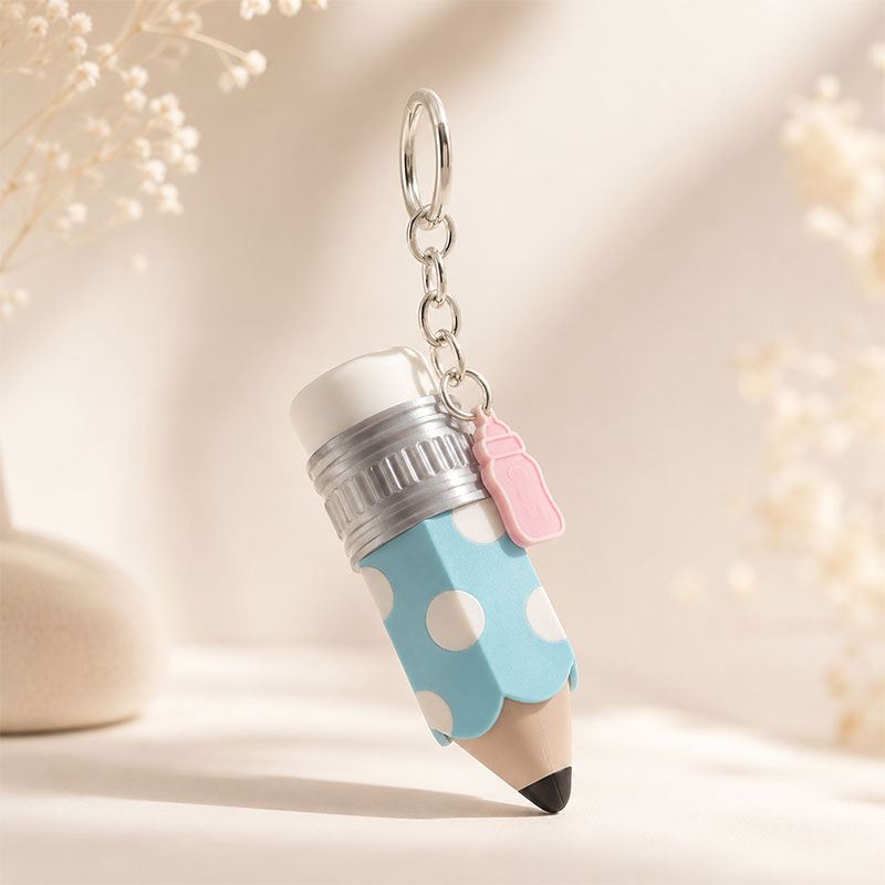 Mini Pencil Blind Box Charm Cute Click Fidget Keychain